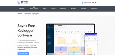 Spyrix Free Keylogger review