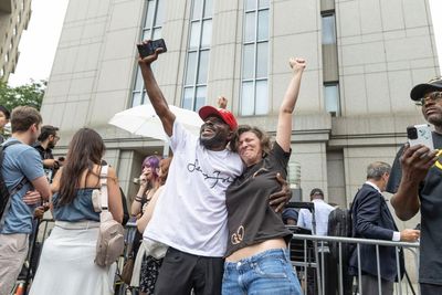 ‘Let Puffy go’: outside court, Sean ‘Diddy’ Combs supporters hail verdict