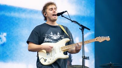 “My parents got divorced – I got a TV off my mum and a guitar from my dad. And it’s still a great guitar”: Sam Fender’s first guitar was a budget Strat copy – and even though he’s selling out stadiums, he still plays it to this day