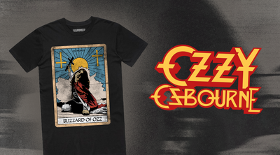 Celebrate Black Sabbath going Back To The Beginning by grabbing this exclusive Ozzy Osbourne t-shirt