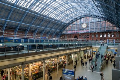 Eurostar lets passengers board trains earlier in bid to avoid overcrowding at St Pancras station