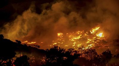 Wildfire on the Greek island of Crete causes evacuations of hotels and homes