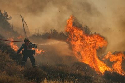Hundreds Evacuated As Greece Wildfire Rages On Crete