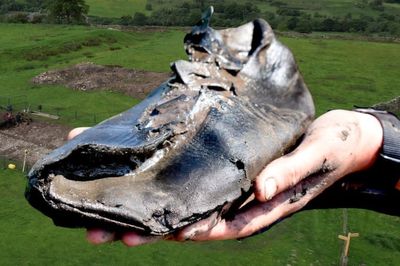 Archeologists baffled over ‘unusually large’ Roman shoes found in Northumberland fort