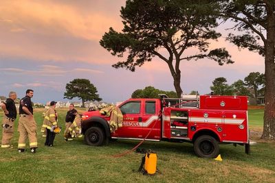 Four people hurt after fireworks unexpectedly explode at Cape Cod golf course