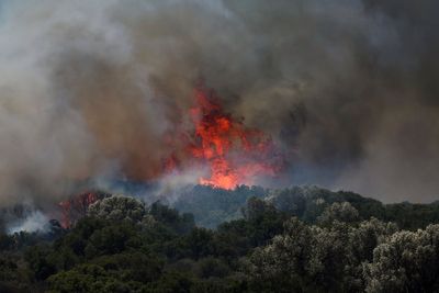 Elderly man dies as wildfires rage in Turkey, forcing evacuations and road closures