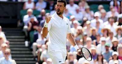 Dan Evans swept aside as Novak Djokovic reaches 99 not out at Wimbledon