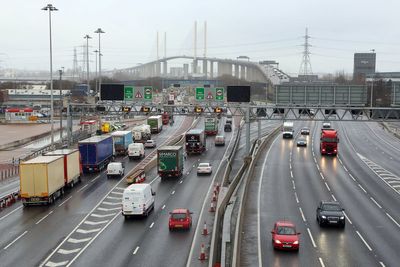 Dartford Crossing shut after horror crash between lorry and car