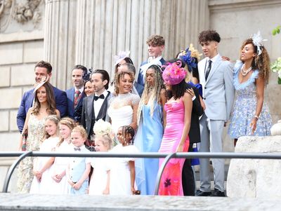 Why did Geri Halliwell, Victoria Beckham and Mel C not attend Mel B's wedding?