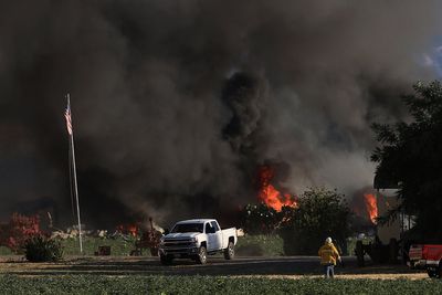 Search continues for 7 missing after huge explosion at California fireworks factory
