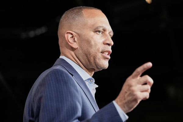 Why is Hakeem Jeffries speaking for hours on the House floor?