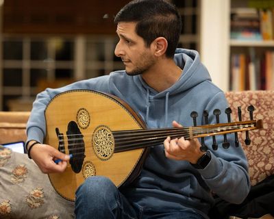 ‘A plea for connection’: Gaza musicians perform at Sydney Opera House as cultural institutions destroyed at home