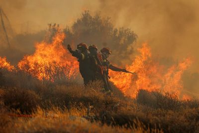Firefighters race to contain wildfires in Greece as thousands evacuated, elderly man dies in Turkey