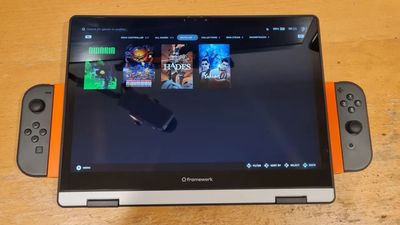 This designer has created a Frankenstein's monster by strapping two Nintendo Joy-Cons onto the Framework 12 and they're letting you do the same too