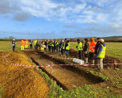 Iron age settlement found in Gloucestershire after detectorist unearths Roman swords