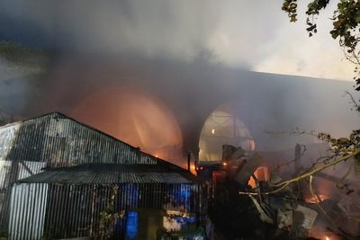 Major fire shuts part of London Underground causing commuter chaos
