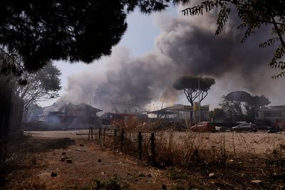 Gas station explodes in Rome, injuring at least 9 first responders