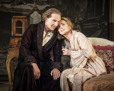 Grace Pervades review – Ralph Fiennes and Miranda Raison exceptional as Victorian stage stars