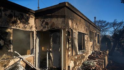 Wildfires hit Greece’s mainland and islands, forcing evacuations