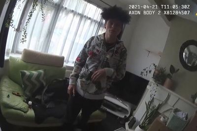 Moment police arrest man who killed baby daughter