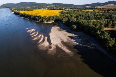 Ships forced to leave cargo behind as heatwave hits one of Europe’s longest rivers