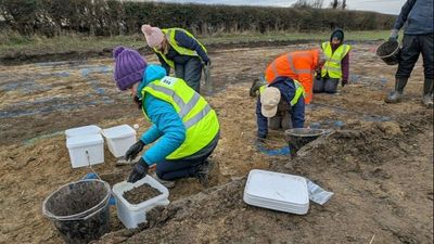 Very rare sword find leads to discovery of extensive Roman-era settlement in England