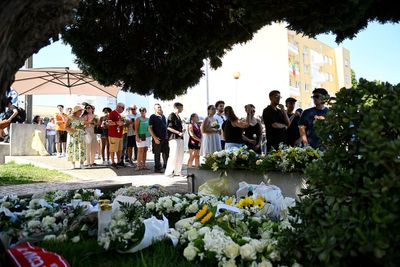Family and friends gather at Diogo Jota’s wake as queue forms outside chapel