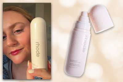 I’m a beauty writer and I’m fully on board with the Rhode glazing mist hype