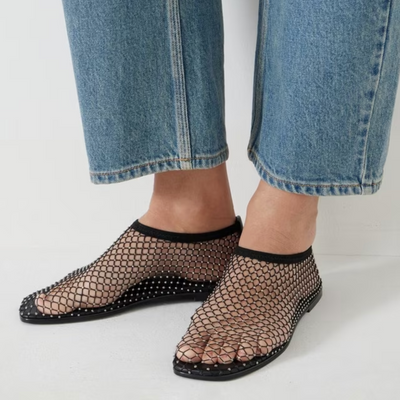 These Mesh Ballet Flats Have Earned Our Fashion Director the Most Compliments
