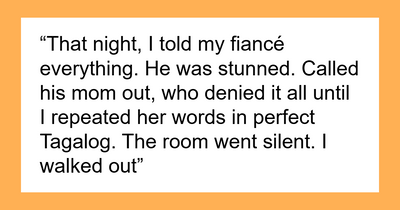 Guy’s Family Trashes His Fiancé, Thinking She Doesn’t Speak Their Language, Shocked When She Replies