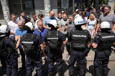 Europe's human rights watchdog concerned over use of force against Serbia anti-corruption protesters