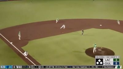 Amateur Base Runner Makes Smartest Play You'll Ever See to Avoid Double Play