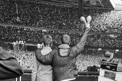 Rock ‘n’ Roll, flying pints and a brotherly hug: Inside Oasis’s first reunion show