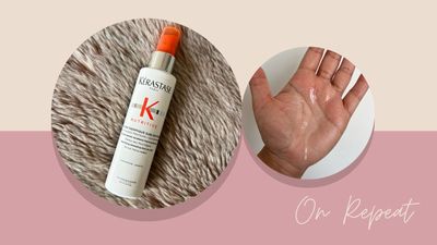 My hair hates a heatwave, but using this French haircare mist on repeat helped me swap dry and frizzy for smooth and shiny