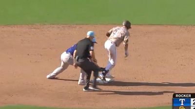 Another Player Was Called Out for Popping Off Second After Sliding Safely into Second