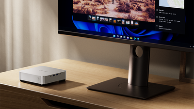 This is probably the best Apple Mac Mini Windows Mini PC alternative on the market right now - $378 Chuwi AuBox Mini drives four 4K monitors and has a Radeon 780M GPU
