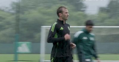 Watch: Tierney and Nygren join Celtic training as full squad returns