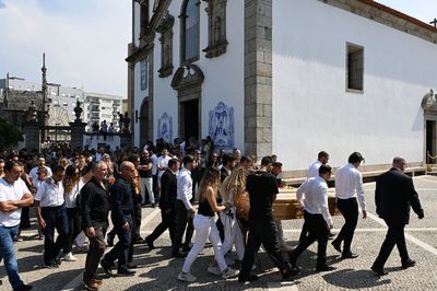 Diogo Jota’s wife and family joined by Liverpool players at funeral