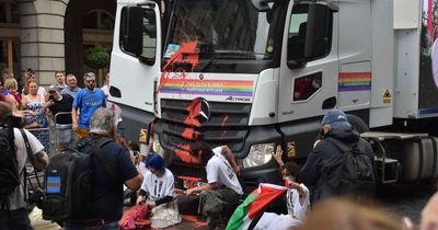 Youth Demand activists stage Gaza protest at London Pride