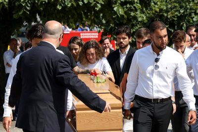 Diogo Jota funeral: Player’s wife, family and teammates pay respects