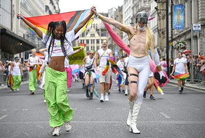Pride 2025: Clouds fail to dampen spirits as hundreds of thousands turn out for London parade