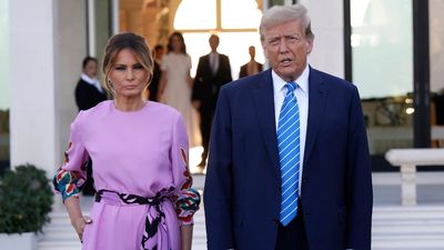 ‘That’s the kind of wife you don’t want’: Melania laughs as Trump complains about wives who don’t care if their husbands get shot