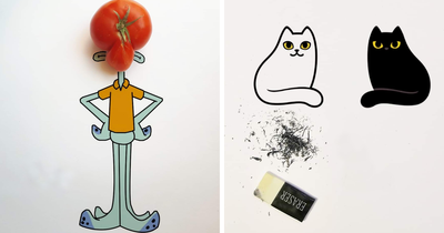 My 37 Interactive Illustrations That Incorporate Everyday Items