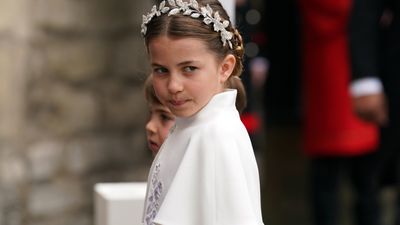 Prince William says Princess Charlotte is 'getting there' with football in sweet moment with Lionesses