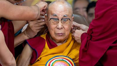 Dalai Lama celebrates 90th birthday with thousands of devotees in India