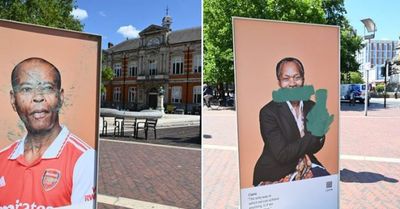 Man arrested after Windrush exhibition vandalised in south London