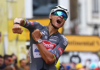 Tour de France 2025: Van der Poel denies Pogacar in sprint finish and takes yellow jersey