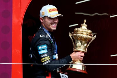 Lando Norris capitalises on baffling Oscar Piastri error to take home victory in chaotic British GP