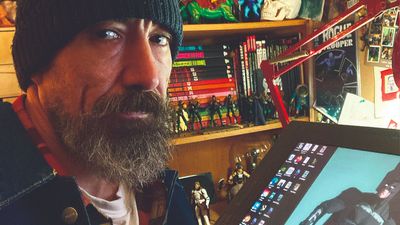Judge Dredd artist Lee Carter invites us into his cluttered studio and reveals why the mess keeps him focused
