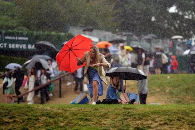 Wimbledon diary: Thunderous reception on Centre Court as heavy rain hits SW19
